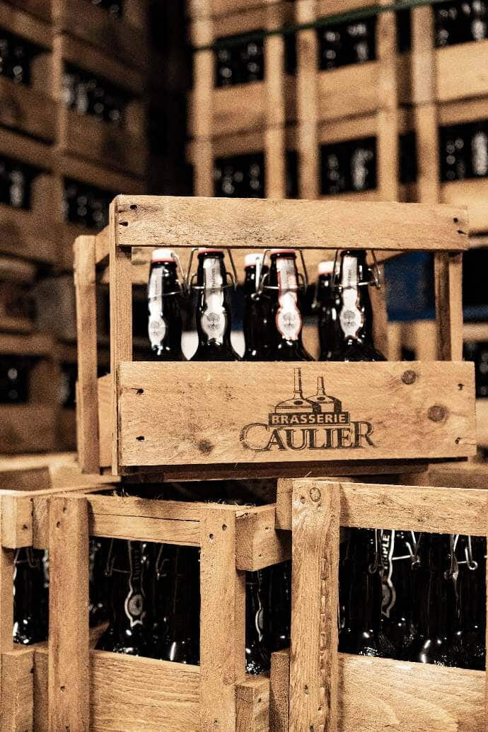 Casiers de bouteilles Brasserie Caulier