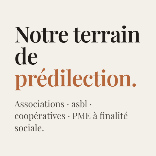 Organisations à impact : notre terrain de prédilection